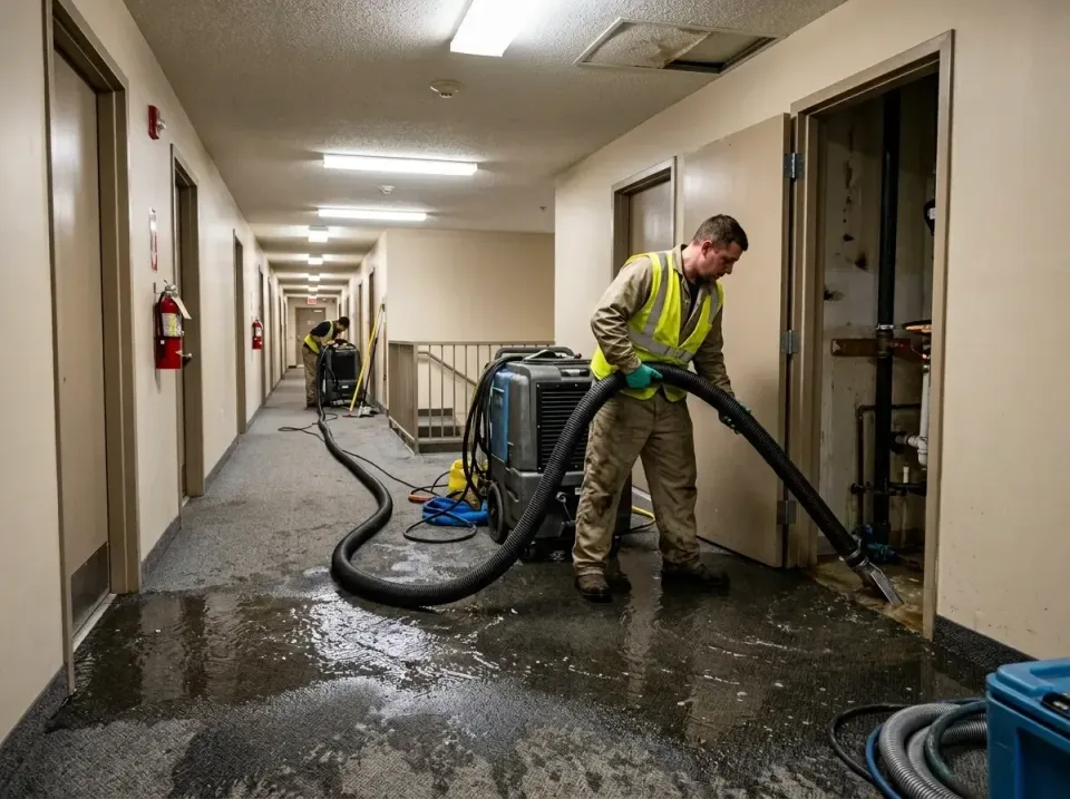 multi-unit-apartment-hallway-f-005 — frequently asked questions, Emergency Burst Pipe Water Extraction & Removal in Marble F…
